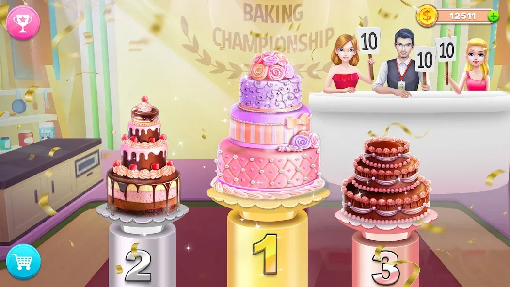 Скачать My Bakery Empire: Bake a Cake взлом на бесконечные деньги + мод меню screen 3