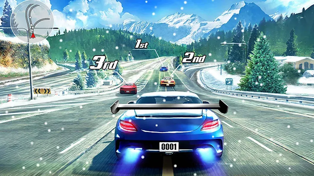 Скачать Street Racing 3D взлом на бесконечные деньги + мод меню screen 1