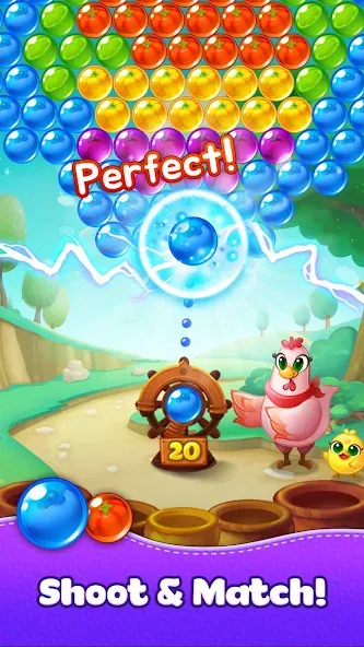 Скачать Bubble CoCo : Bubble Shooter (Бабл Коко) взлом на бесконечные деньги + мод меню screen 1