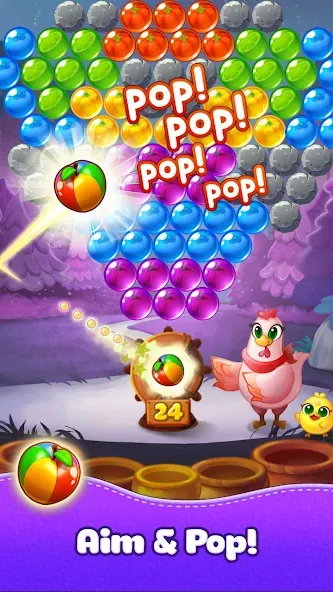 Скачать Bubble CoCo : Bubble Shooter (Бабл Коко) взлом на бесконечные деньги + мод меню screen 2