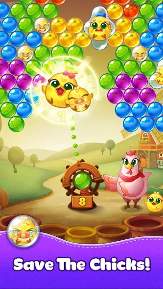 Скачать Bubble CoCo : Bubble Shooter (Бабл Коко) взлом на бесконечные деньги + мод меню screen 4