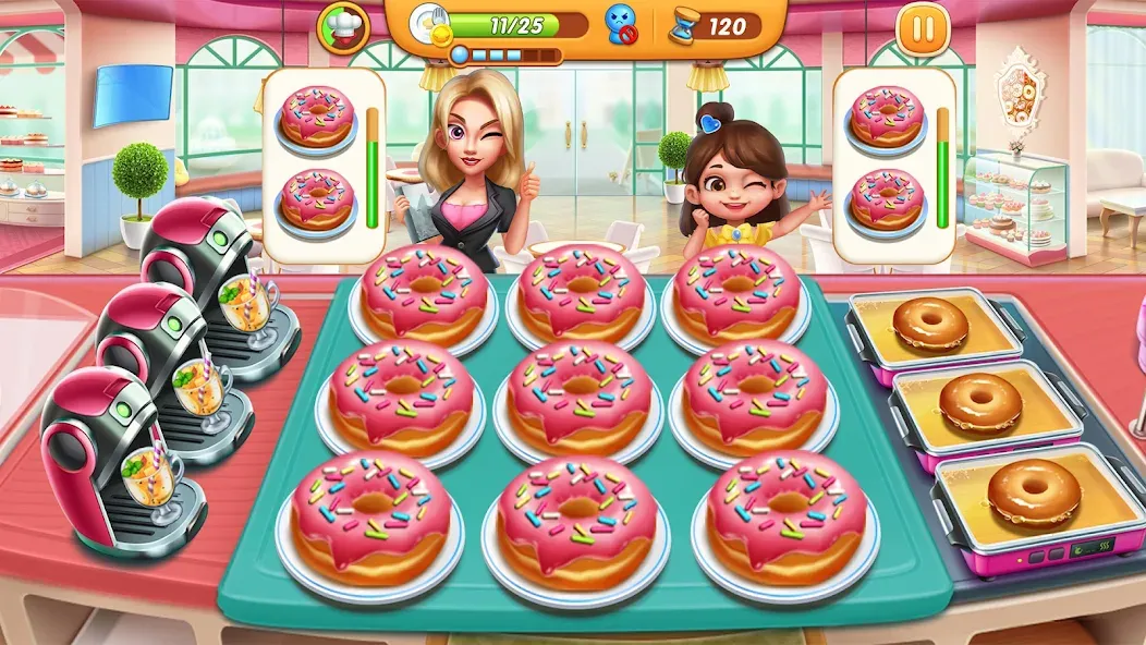 Скачать Cooking City — Cooking Games (Кукинг Сити) взлом на бесконечные деньги + мод меню screen 5