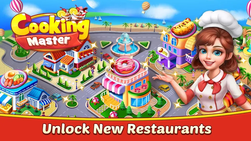 Скачать Cooking Master:Restaurant Game (Кукинг Мастер) взлом на бесконечные деньги + мод меню screen 1