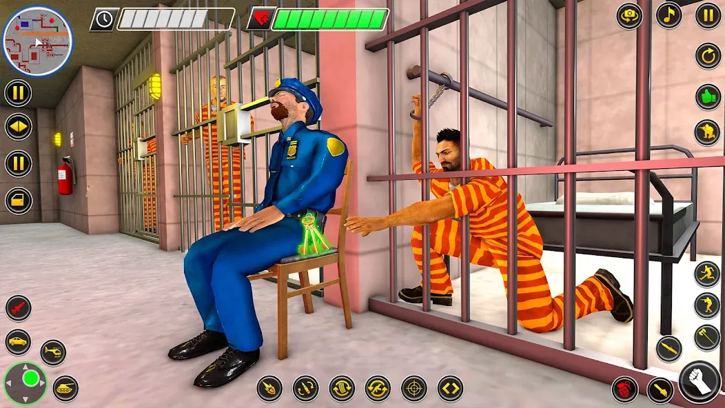 Скачать Grand Jail Prison: Escape Game (Гранд Джейл Призон) взлом на бесконечные деньги + мод меню screen 1