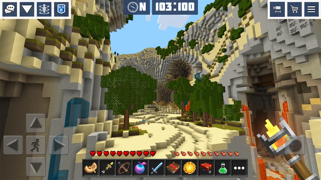 Скачать Block Craft World:Planet Craft взлом на бесконечные деньги + мод меню screen 4