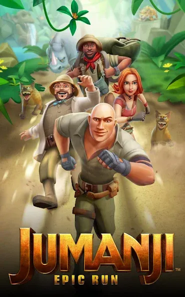 Скачать Jumanji: Epic Run (Джуманджи) взлом на бесконечные деньги + мод меню screen 1