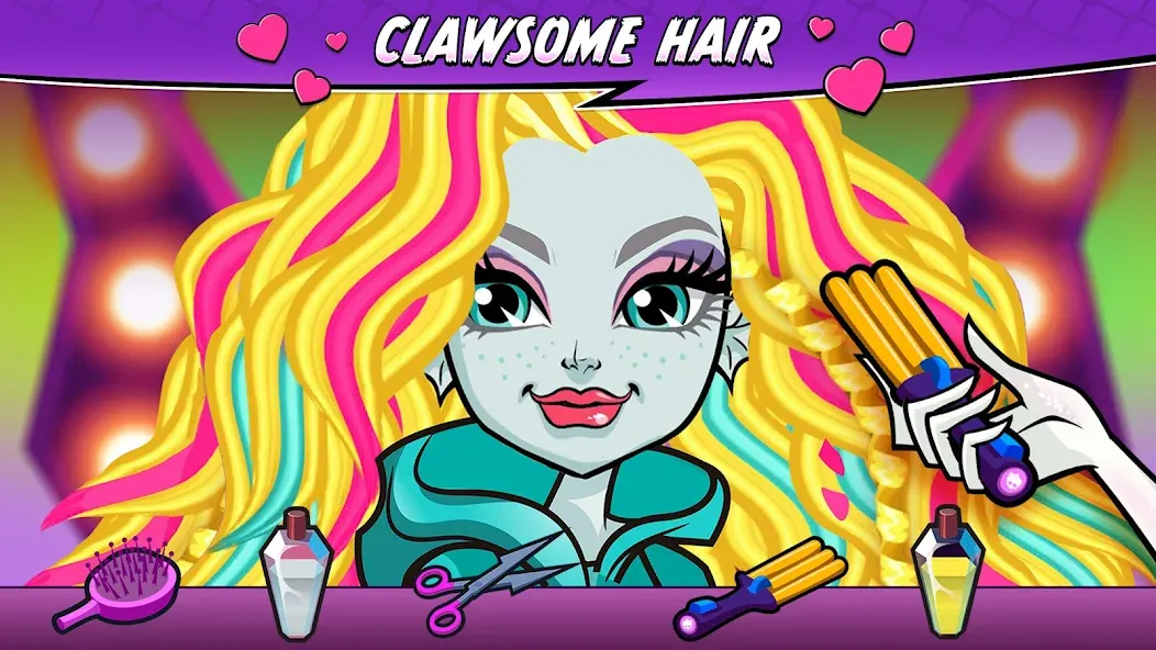 Скачать Monster High™ Beauty Salon взлом на бесконечные деньги + мод меню screen 2