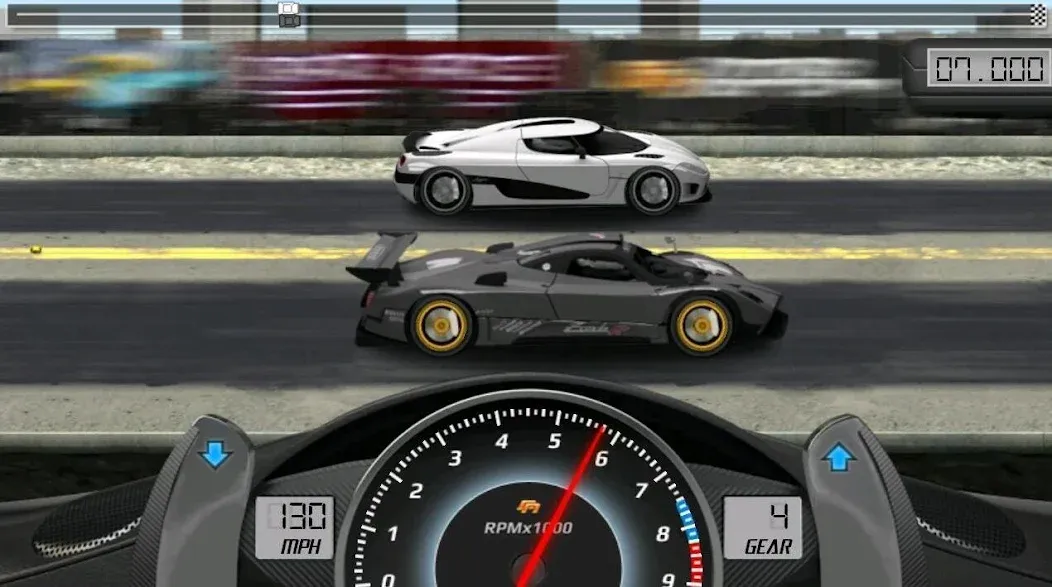 Скачать Drag Racing (Драгрейсинг) взлом на бесконечные деньги + мод меню screen 2