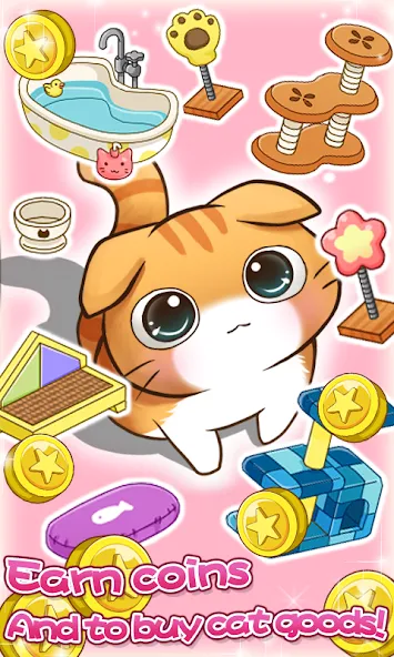 Скачать Cat Room — Cute Cat Games (Кэт Рум) взлом на бесконечные деньги + мод меню screen 5