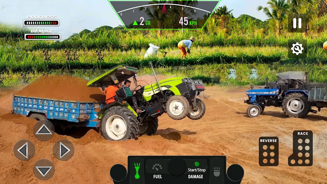 Скачать Tractor Simulator Farm Games (Фарминг игры) взлом на бесконечные деньги + мод меню screen 2