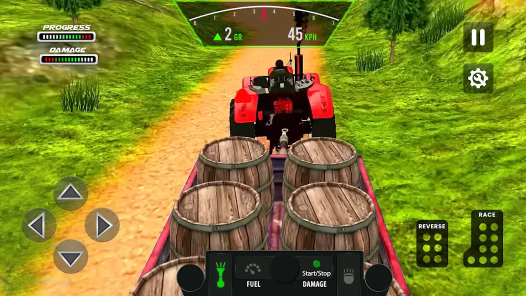 Скачать Tractor Simulator Farm Games (Фарминг игры) взлом на бесконечные деньги + мод меню screen 4