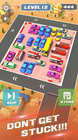 Скачать Unblock It Car Puzzle Game (Паркинг Джам Разблокировать) взлом на бесконечные деньги + мод меню screen 4