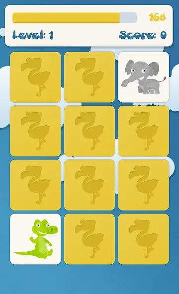 Скачать Animals memory game for kids взлом на бесконечные деньги + мод меню screen 3