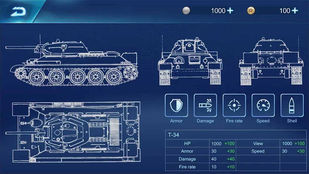 Скачать Ace Tank взлом на бесконечные деньги + мод меню screen 2