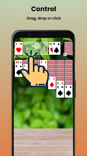 Скачать Klondike Solitaire Offline взлом на бесконечные деньги + мод меню screen 3