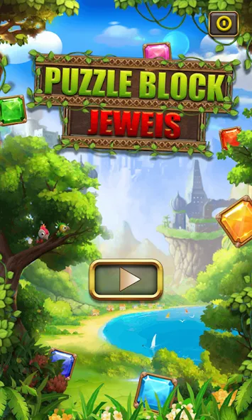 Скачать Puzzle Block Jewels (Пазл Блок Драгоценности) взлом на бесконечные деньги + мод меню screen 1