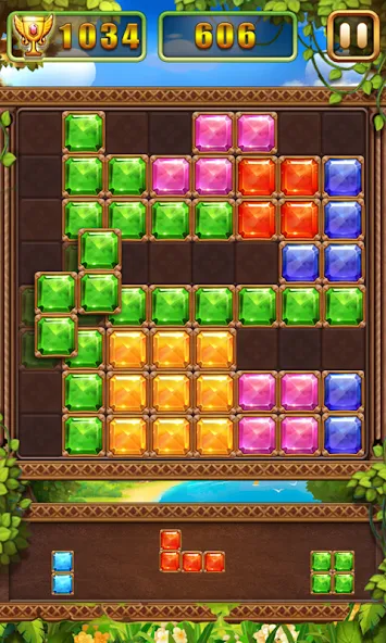 Скачать Puzzle Block Jewels (Пазл Блок Драгоценности) взлом на бесконечные деньги + мод меню screen 2