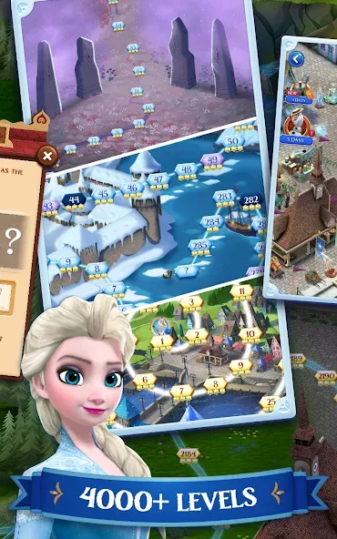 Скачать Disney Frozen Free Fall Games взлом на бесконечные деньги + мод меню screen 3