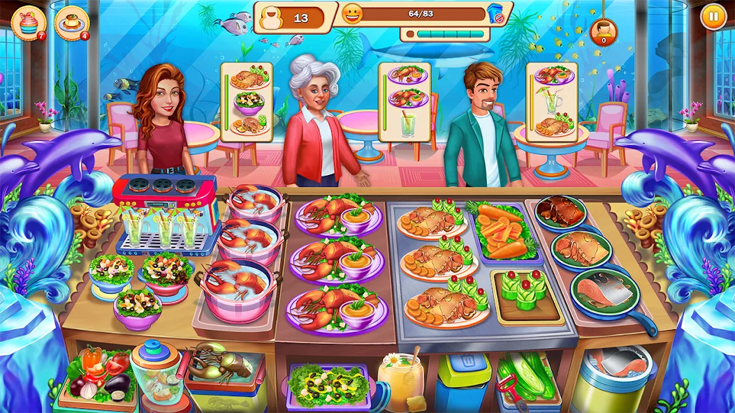 Скачать Food Cooking: Chef Restaurant взлом на бесконечные деньги + мод меню screen 4