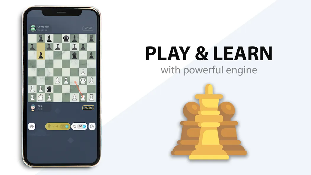 Скачать Chess: Classic Board Game взлом на бесконечные деньги + мод меню screen 3