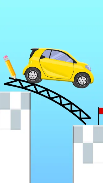 Скачать Draw 2 Bridge: Draw Save Car (Дроу 2 Бридж) взлом на бесконечные деньги + мод меню screen 5