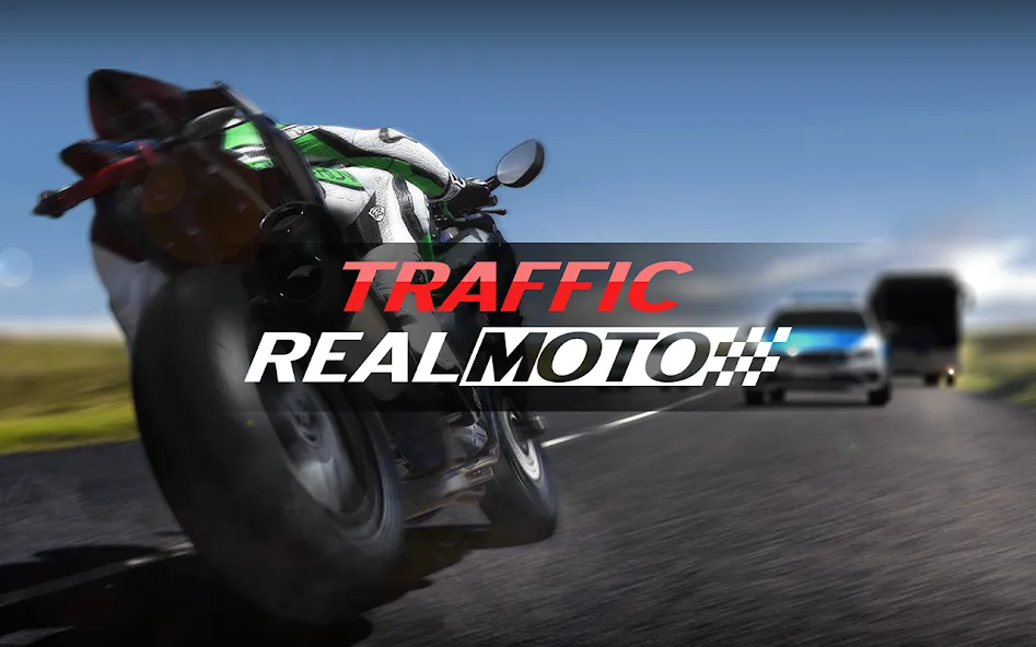 Скачать Real Moto Traffic (Реал Мото Трафик) взлом на бесконечные деньги + мод меню screen 1