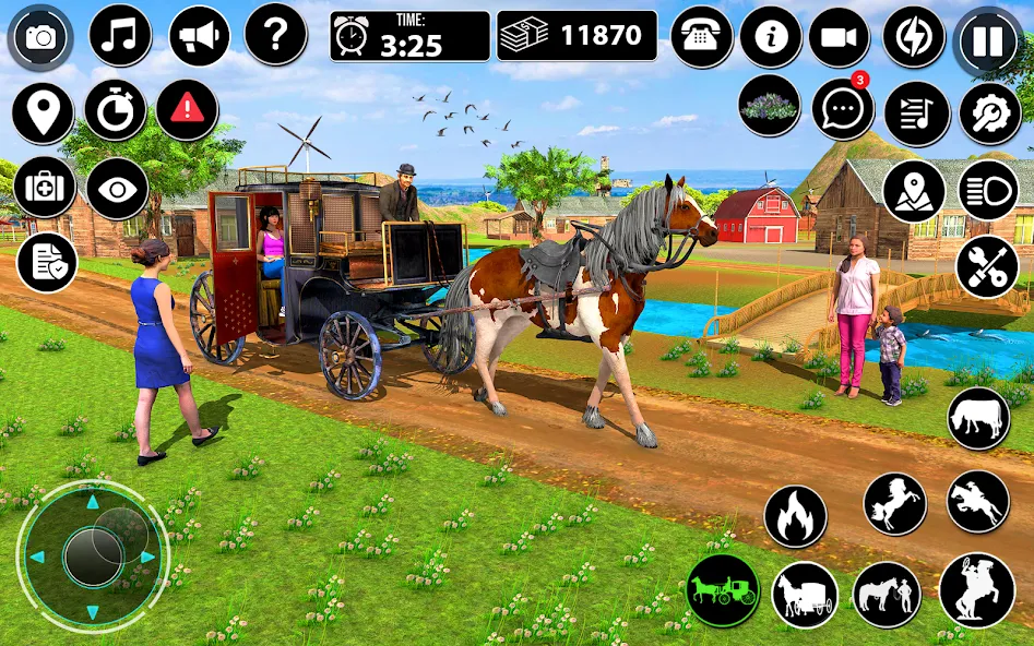 Скачать Horse Cart Taxi Transport Game взлом на бесконечные деньги + мод меню screen 3