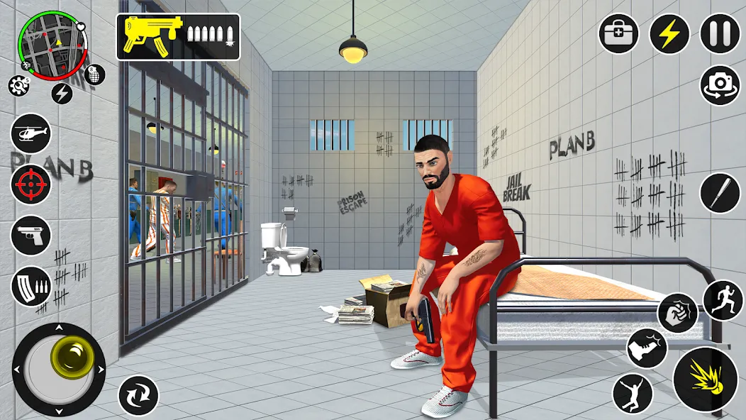 Скачать Grand Jailbreak Prison Escape (Гранд Побег из тюрьмы) взлом на бесконечные деньги + мод меню screen 3