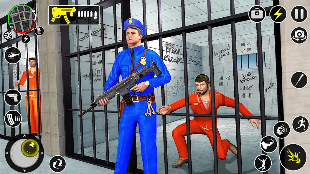 Скачать Grand Jailbreak Prison Escape (Гранд Побег из тюрьмы) взлом на бесконечные деньги + мод меню screen 5