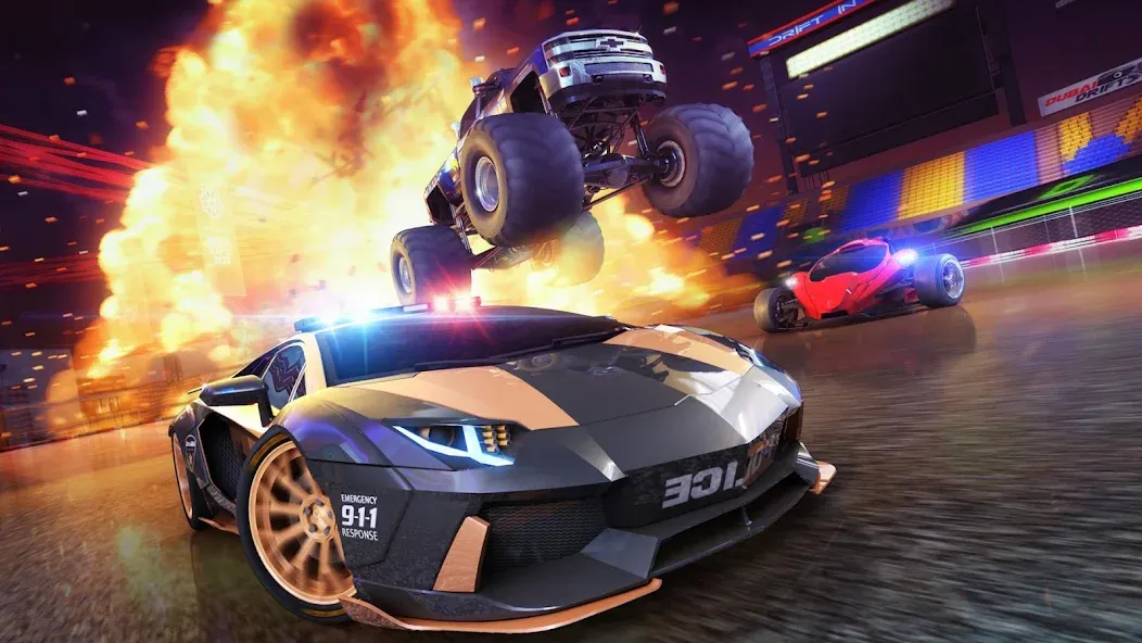 Скачать Dubai Drift 2 взлом на бесконечные деньги + мод меню screen 3