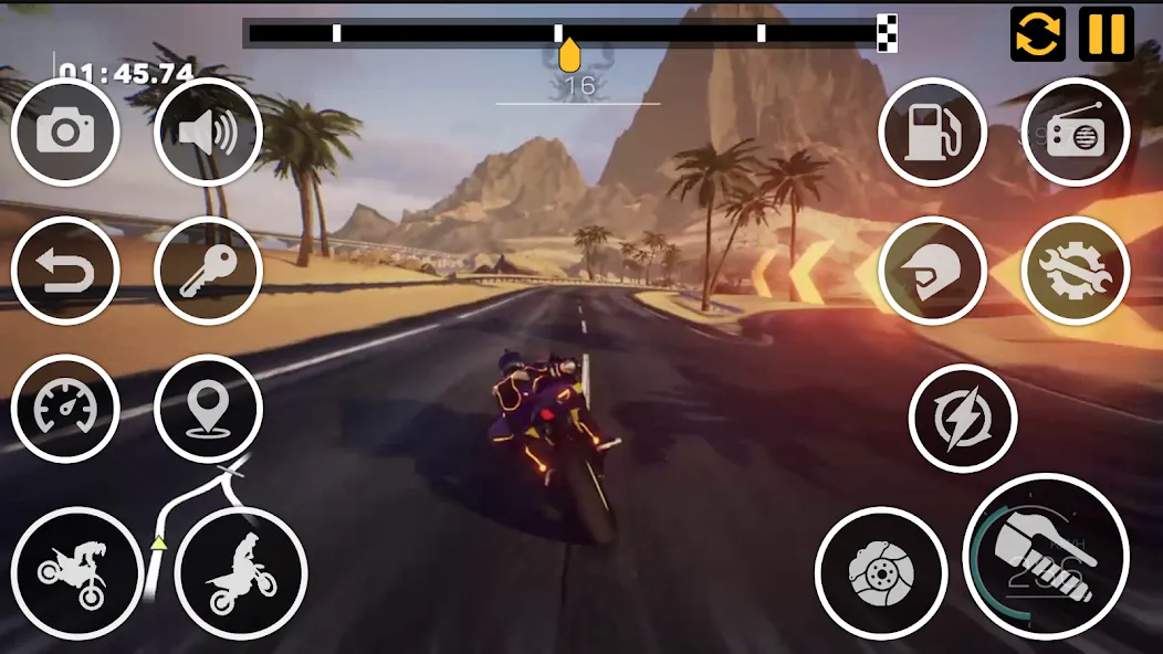 Скачать Bike Race Master: Bike Racing (Байк Рейс Мастер) взлом на бесконечные деньги + мод меню screen 4