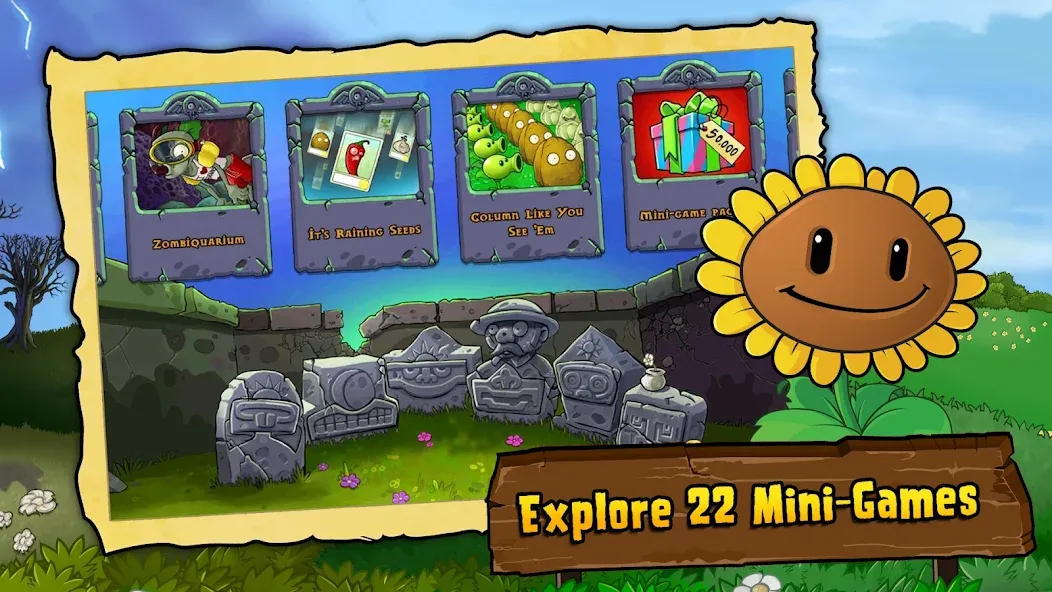 Скачать Plants vs. Zombies™ взлом на бесконечные деньги + мод меню screen 4