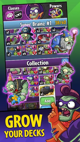 Скачать Plants vs. Zombies™ Heroes взлом на бесконечные деньги + мод меню screen 2