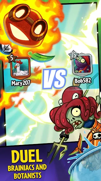 Скачать Plants vs. Zombies™ Heroes взлом на бесконечные деньги + мод меню screen 3