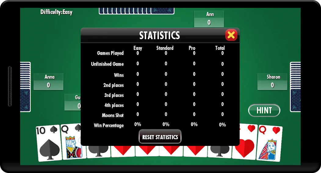 Скачать Hearts — Card Game (Хартс) взлом на бесконечные деньги + мод меню screen 3