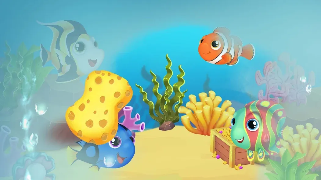 Скачать Baby Aquarium — Fish game взлом на бесконечные деньги + мод меню screen 2