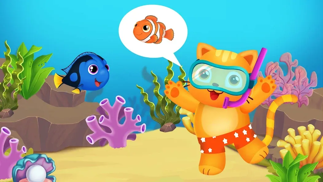 Скачать Baby Aquarium — Fish game взлом на бесконечные деньги + мод меню screen 3