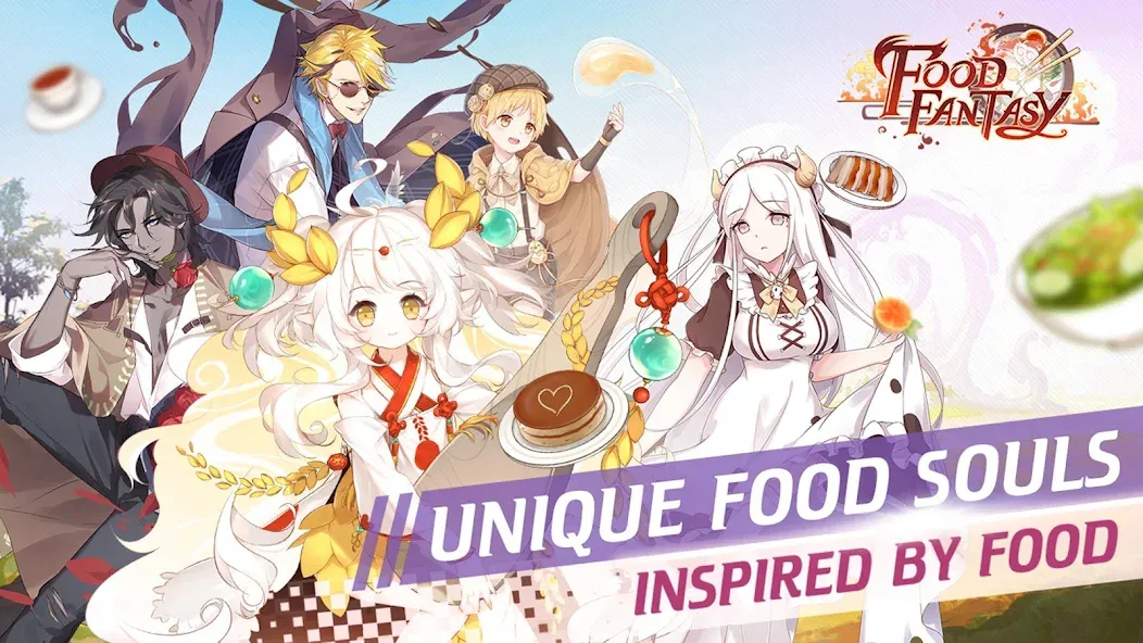 Скачать Food Fantasy взлом на бесконечные деньги + мод меню screen 1