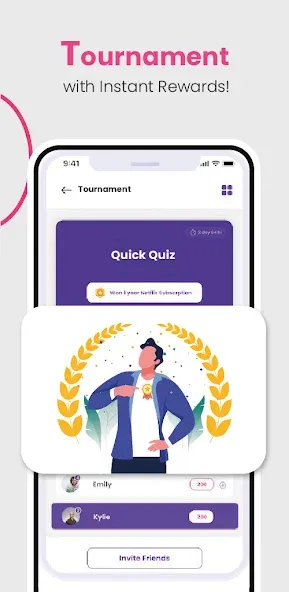 Скачать QuizGiri- Live Quiz & Trivia (КвизГири) взлом на бесконечные деньги + мод меню screen 1