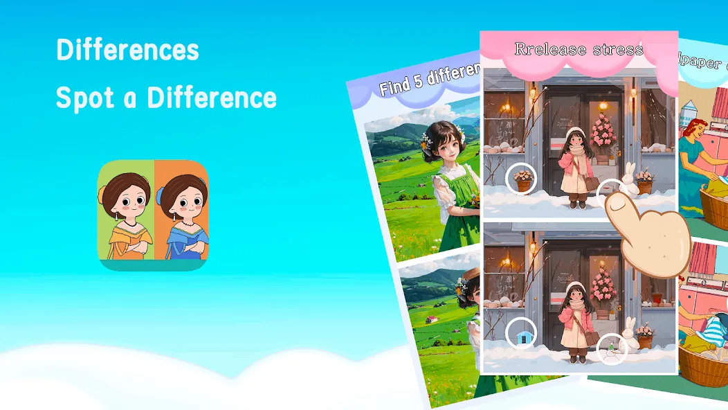 Скачать Differences: Spot a Difference (Диференсес) взлом на бесконечные деньги + мод меню screen 5