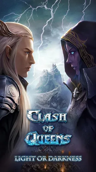 Скачать Clash of Queens: Light or Dark (Клаш оф Квинс) взлом на бесконечные деньги + мод меню screen 1