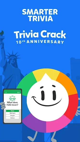 Скачать Trivia Crack (Тривия Крак) взлом на бесконечные деньги + мод меню screen 1