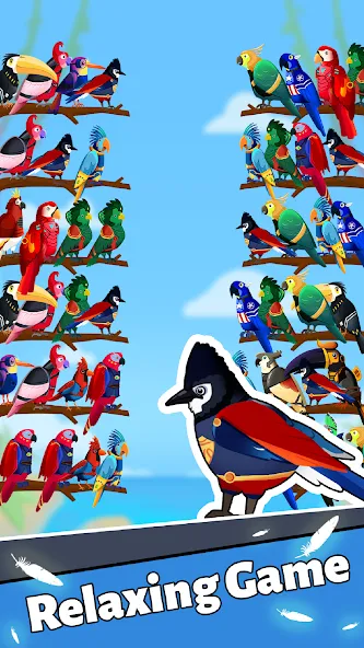 Скачать Bird Puzzle — Color Game взлом на бесконечные деньги + мод меню screen 5