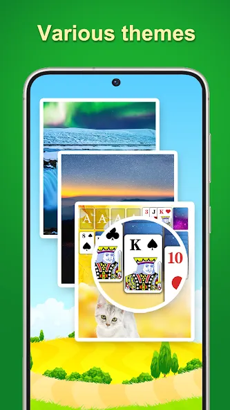 Скачать Solitaire — 2024 взлом на бесконечные деньги + мод меню screen 3