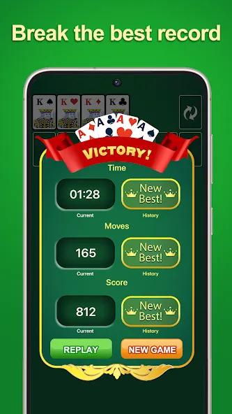 Скачать Solitaire — 2024 взлом на бесконечные деньги + мод меню screen 5