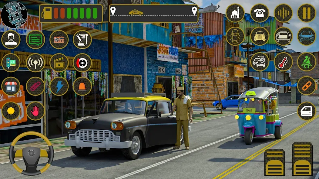 Скачать Indian Taxi Simulator car Game взлом на бесконечные деньги + мод меню screen 1