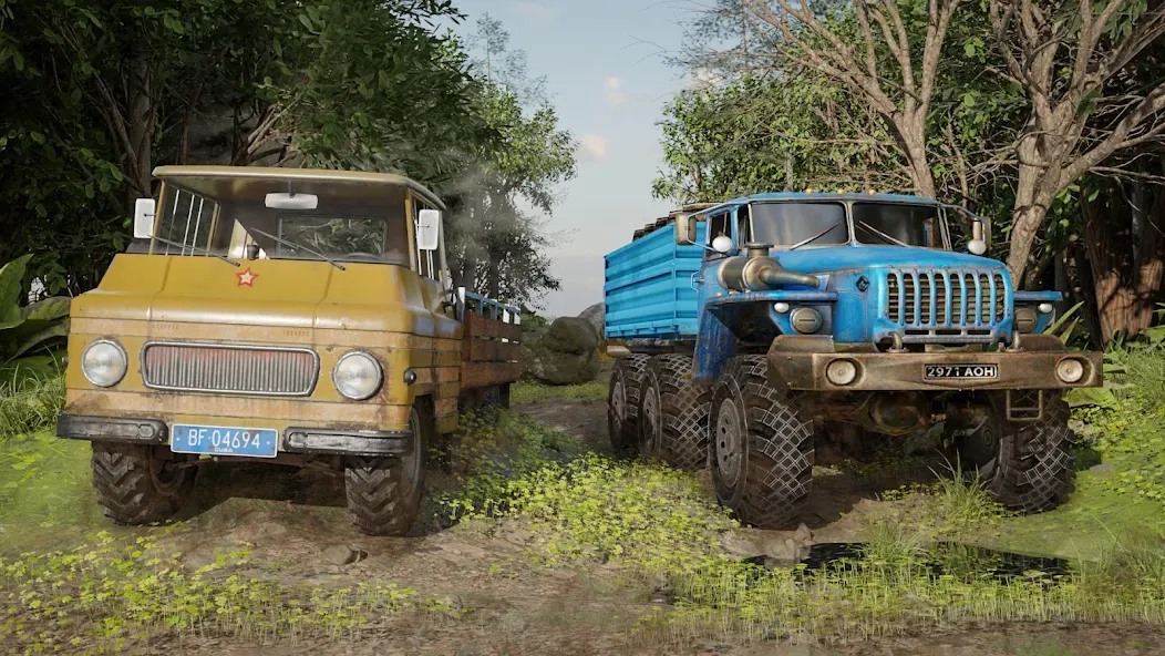 Скачать Offroad Mud Truck Driving Sim взлом на бесконечные деньги + мод меню screen 3