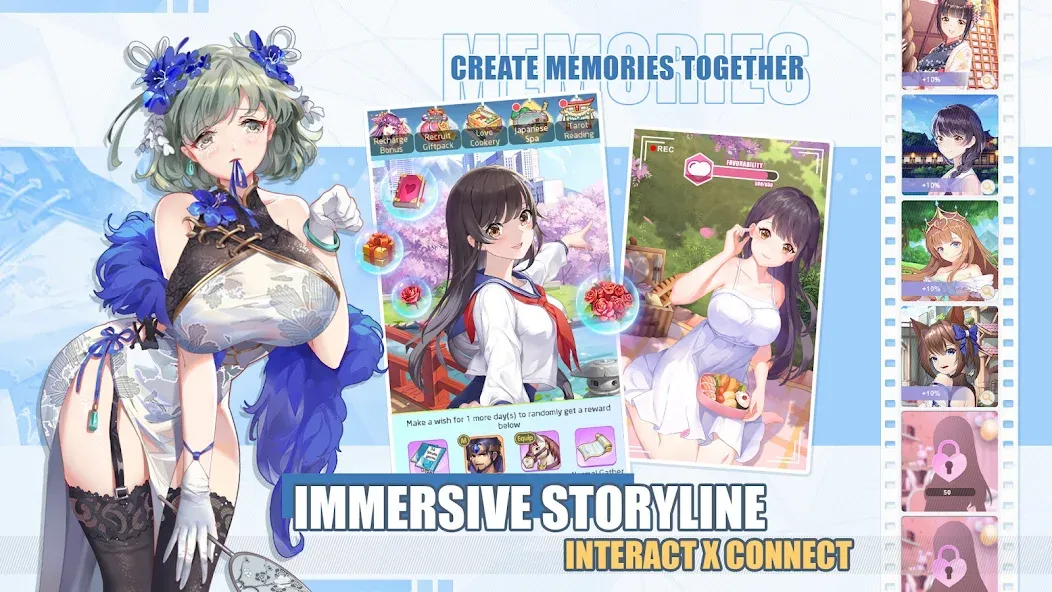 Скачать Lost in Paradise:Waifu Connect (Лост ин Парадайз) взлом на бесконечные деньги + мод меню screen 3