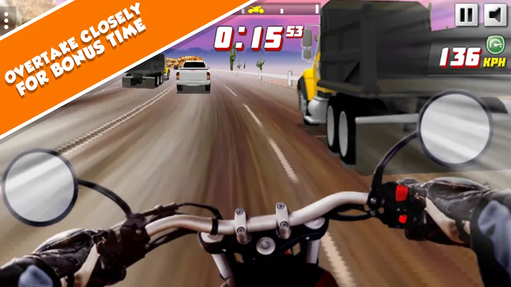 Скачать Highway Rider Extreme — 3D Mot (Хайвей Райдер Экстрим) взлом на бесконечные деньги + мод меню screen 3