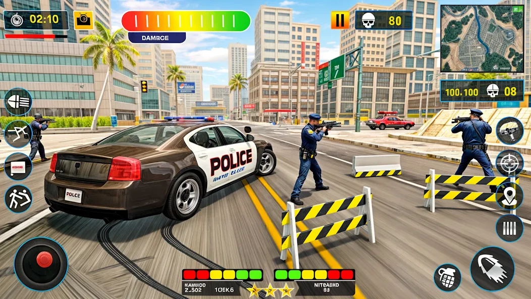 Скачать US Police Shooting Crime City взлом на бесконечные деньги + мод меню screen 2